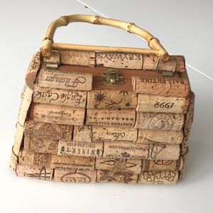 Wine cork purse